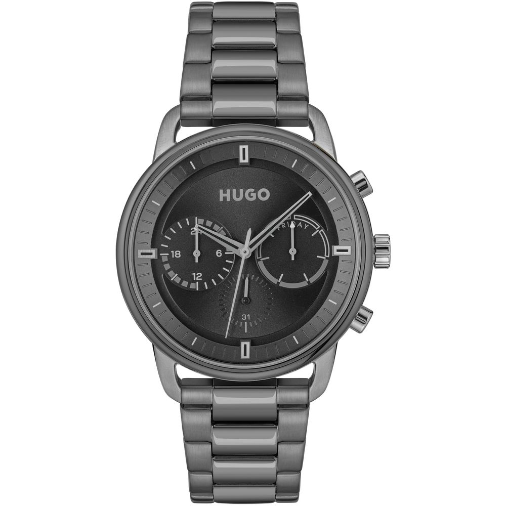 Hugo Boss Black Leather Watch for Timeless Elegance