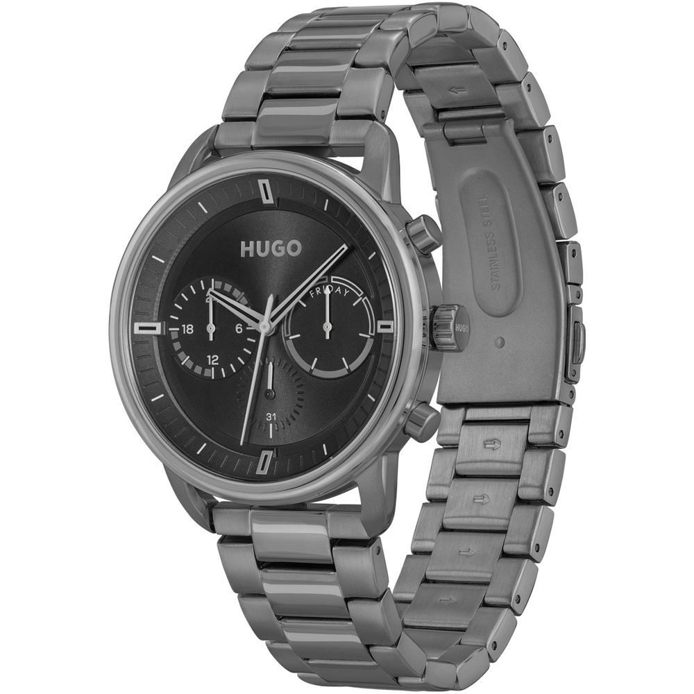 Hugo Boss Black Leather Watch for Timeless Elegance