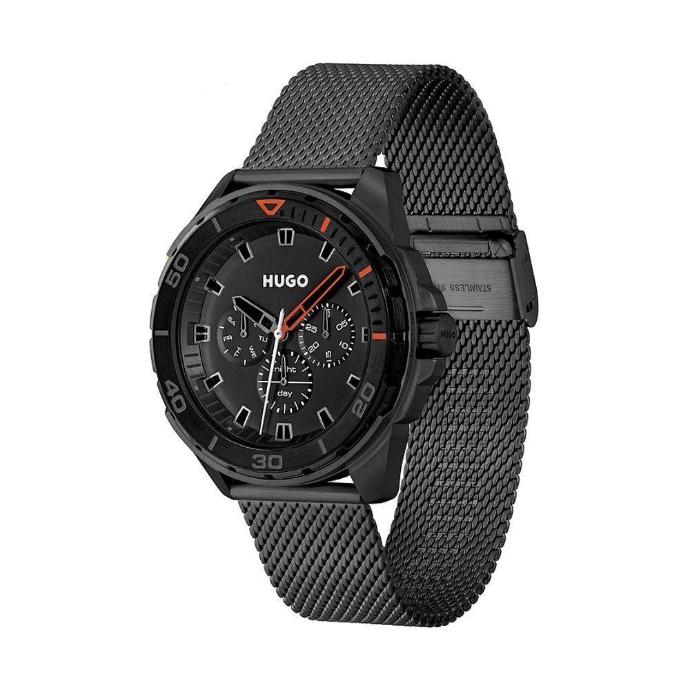 Hugo Boss Black Stainless Steel Watch for Timeless Elegance