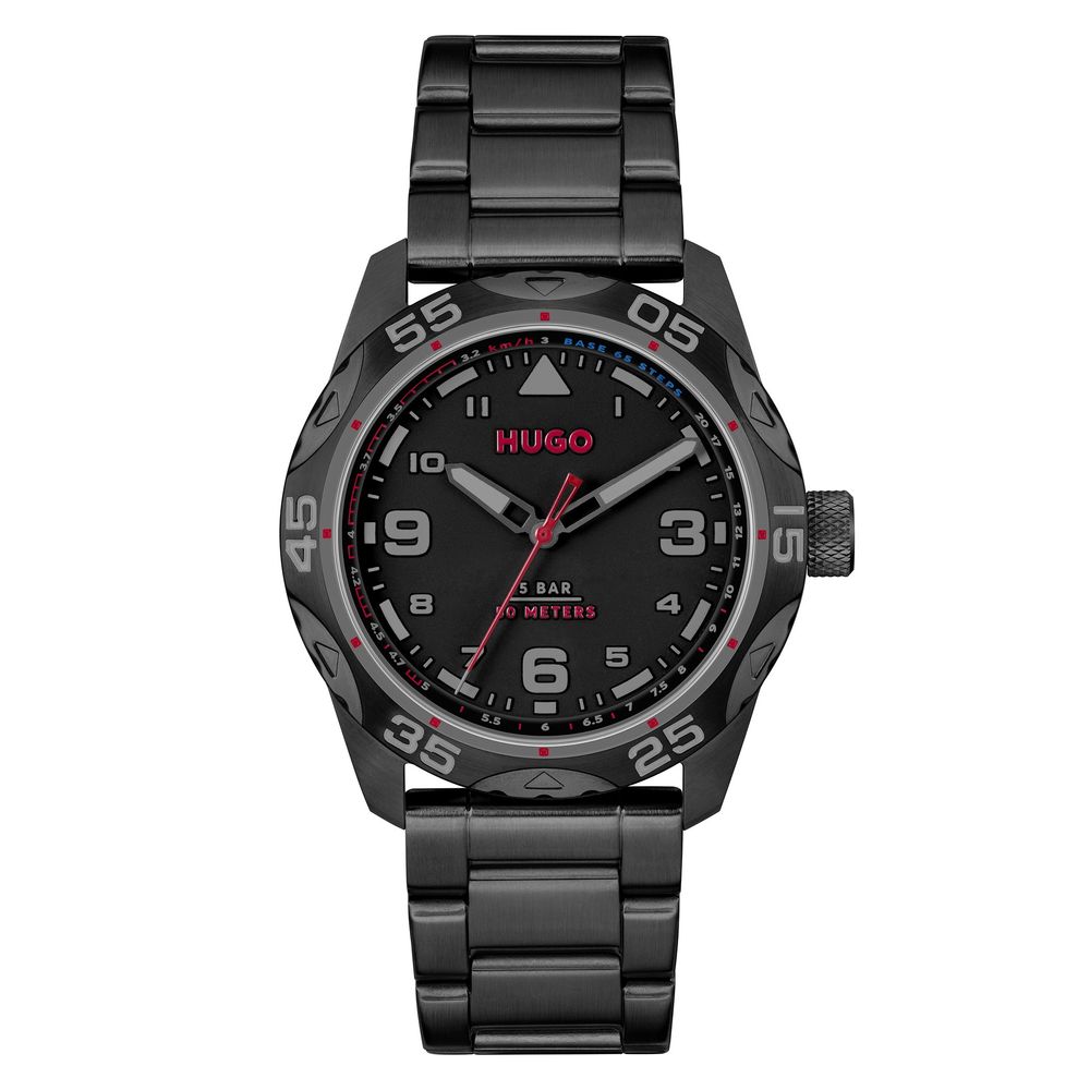 Hugo Boss Black Stainless Steel Watch for Timeless Elegance