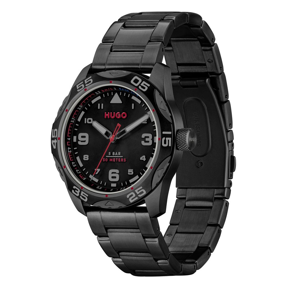 Hugo Boss Black Stainless Steel Watch for Timeless Elegance
