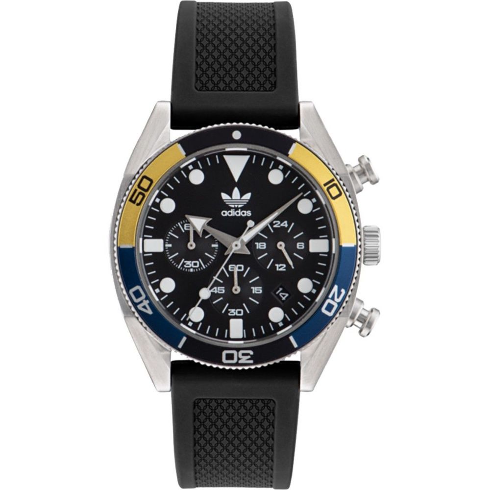 Adidas Black Silicone Watch with Elegant Design and Precision
