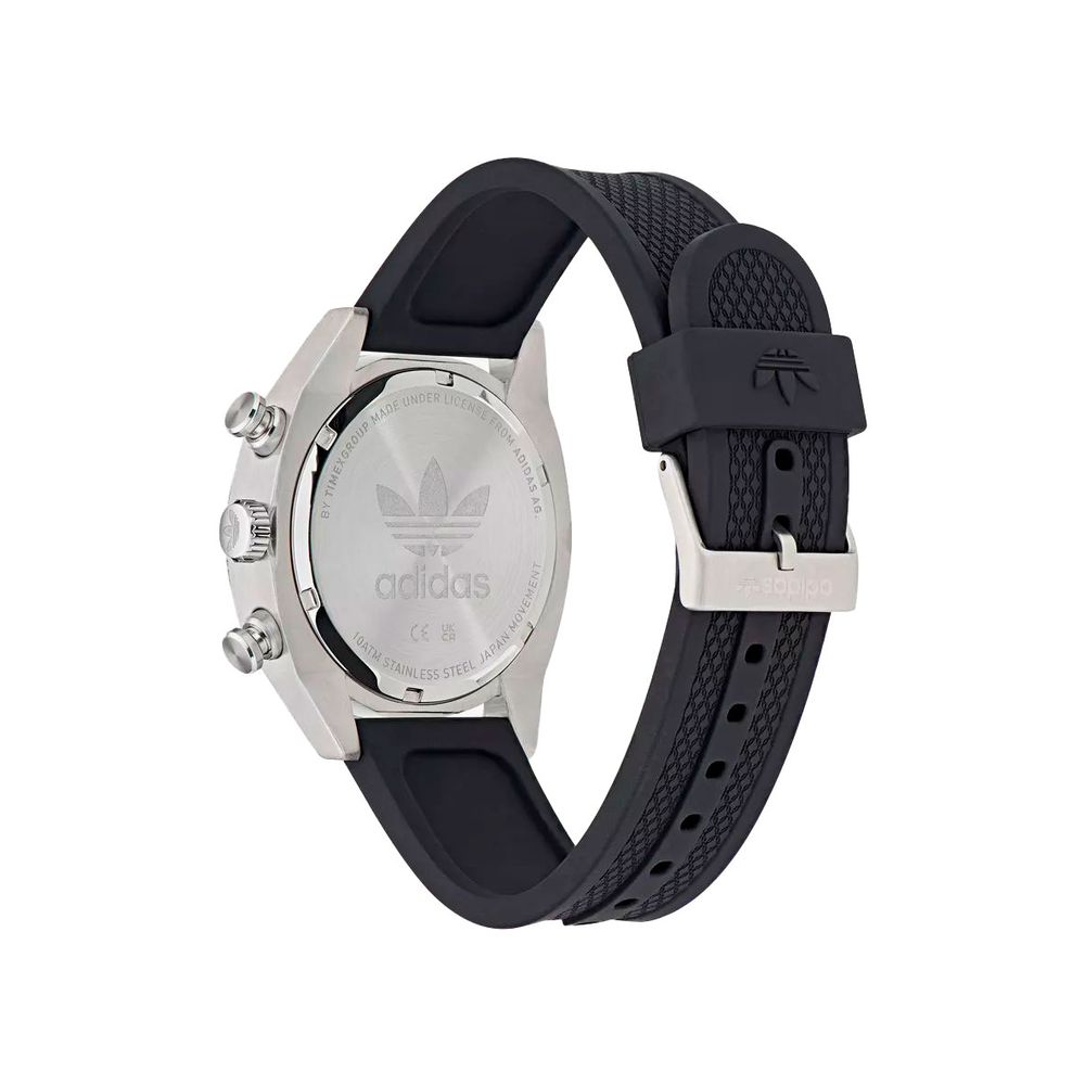 Adidas Black Silicone Watch with Elegant Design and Precision