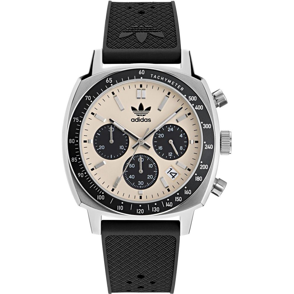 Adidas Black Silicone Watch - Timeless Elegance Redefined