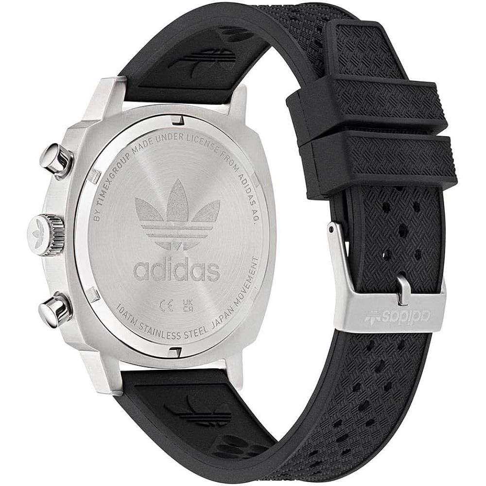 Adidas Black Silicone Watch - Timeless Elegance Redefined