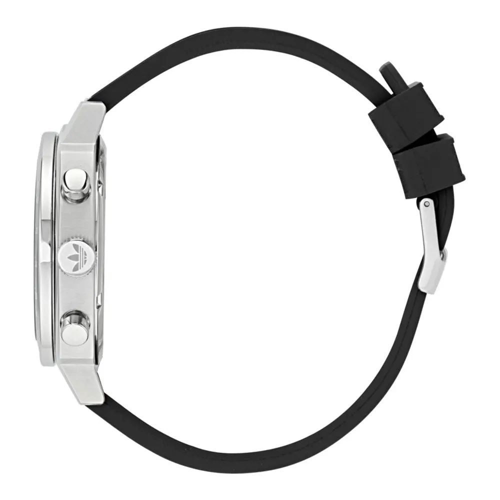 Adidas Black Silicone Watch - Timeless Elegance Redefined