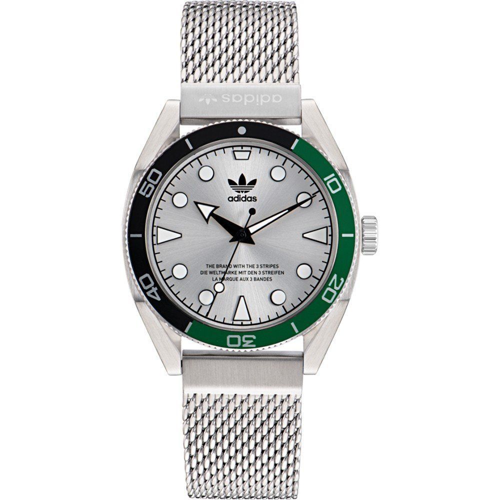 Adidas Gray Stainless Steel Watch for Timeless Elegance