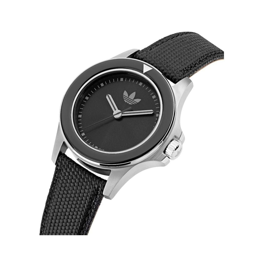 Adidas Black Fabric Watch - Timeless Elegance Redefined