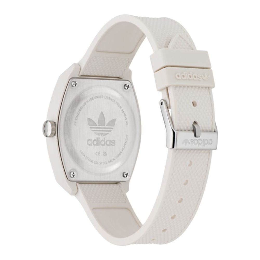 Adidas White Silicone Watch - Elegant Minimalist Timepiece