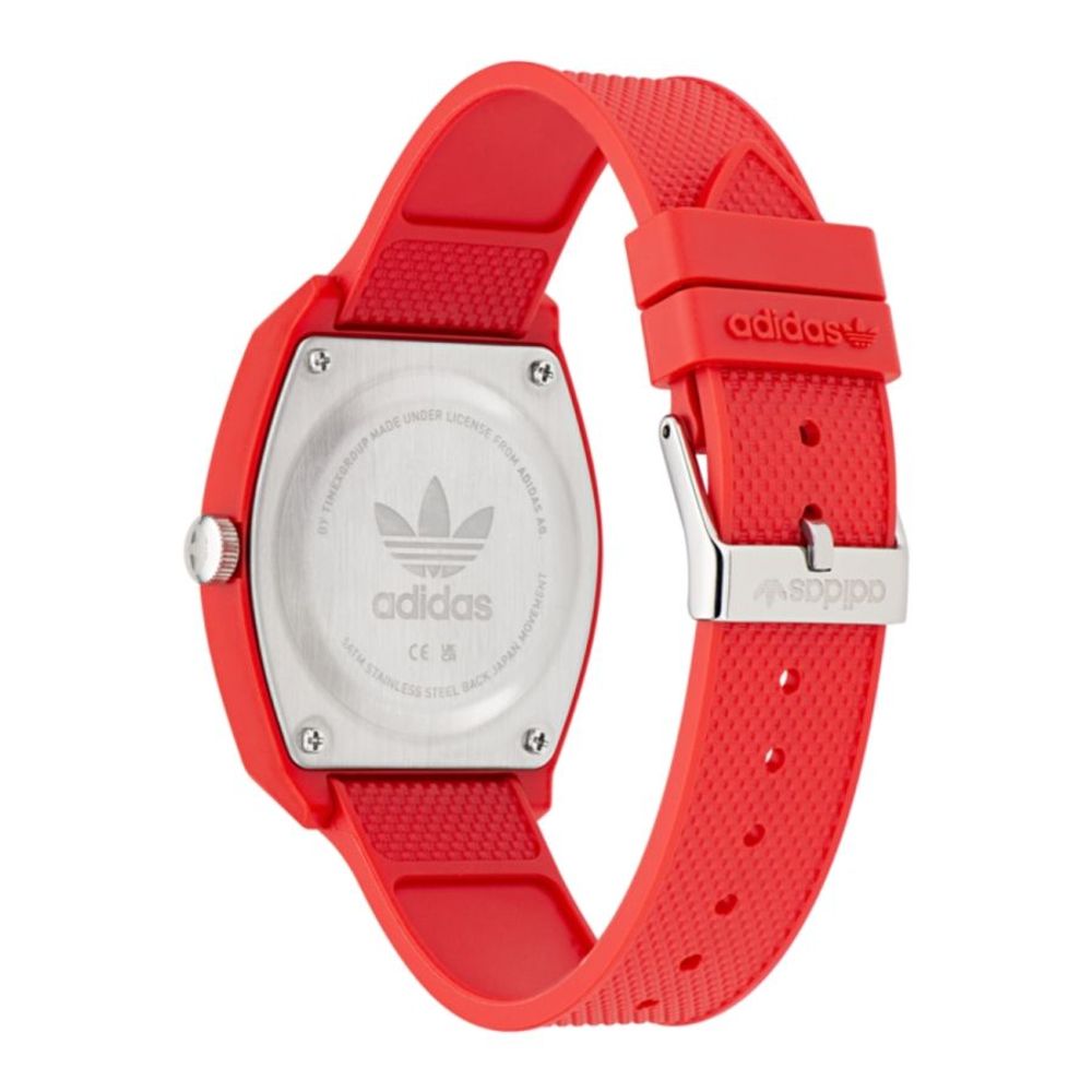 Adidas Red Silicone Watch - Bold Elegance Redefined