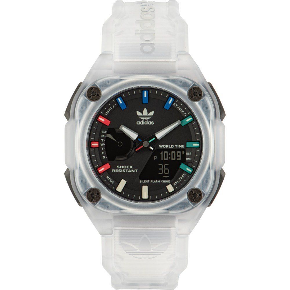 Adidas Transparent Silicone Watch - Modern Minimalist Elegance
