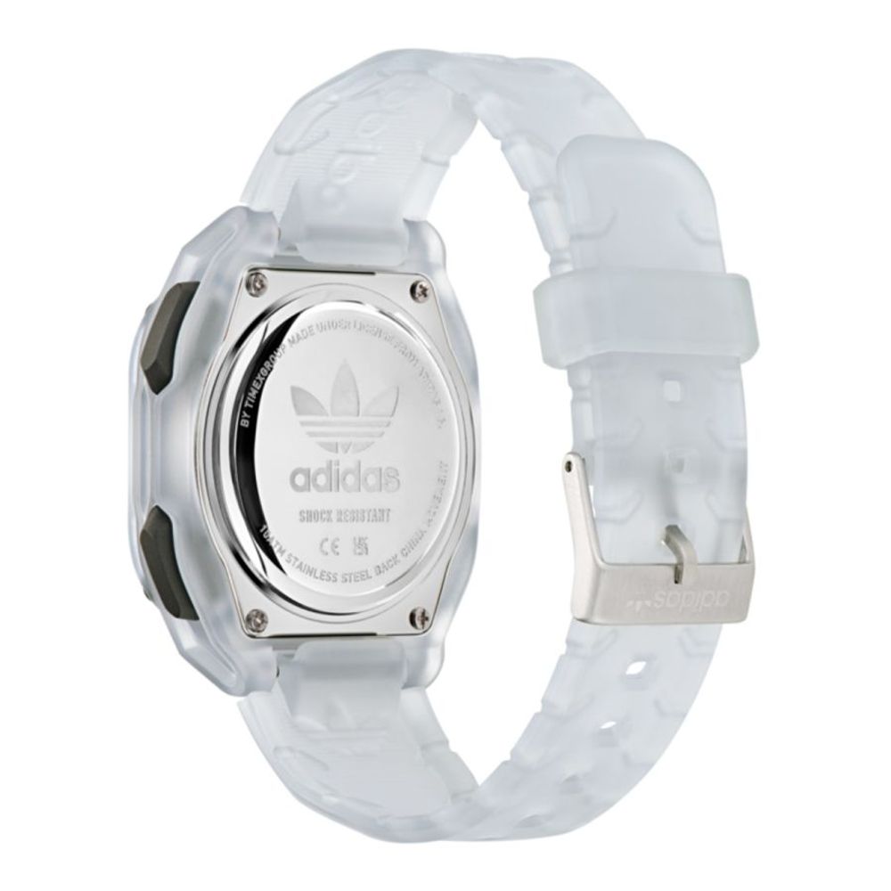 Adidas Transparent Silicone Watch - Modern Minimalist Elegance