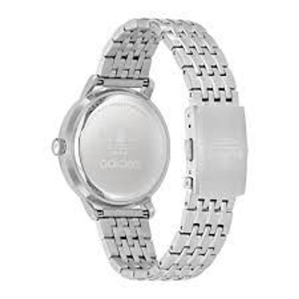 Adidas Gray Stainless Steel Watch with Timeless Elegance