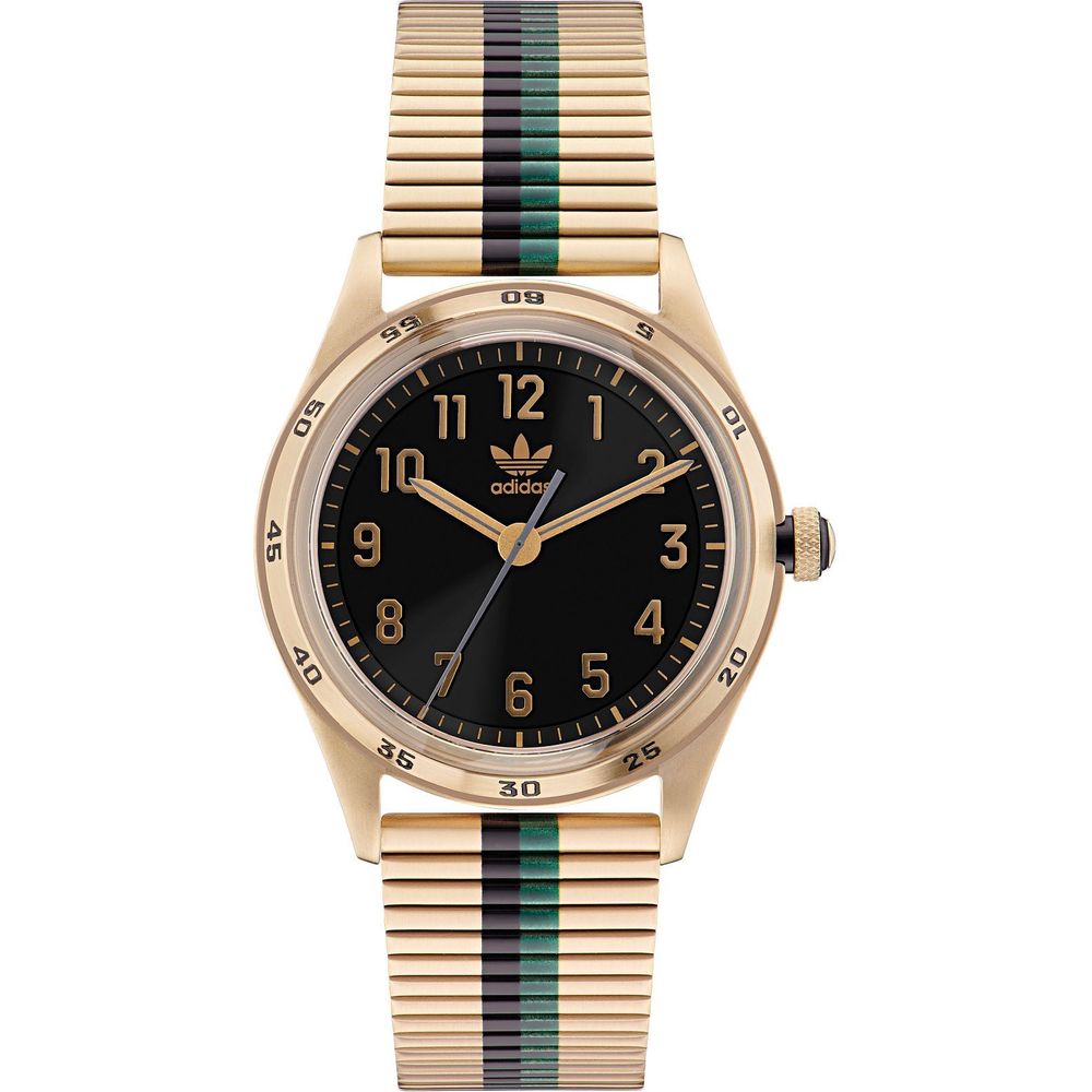 Adidas Gold Stainless Steel Watch with Elegant Design
