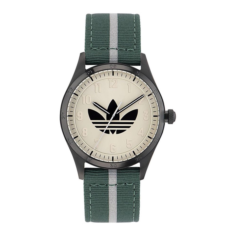 Adidas Green Fabric Watch - Sophisticated Sporty Elegance