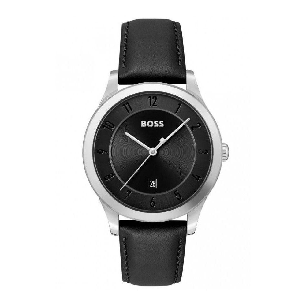 Hugo Boss Black Leather Watch: Timeless Elegance Redefined