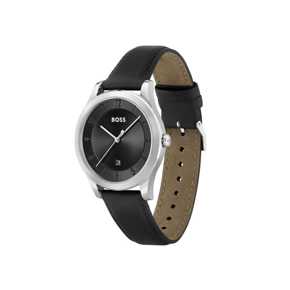 Hugo Boss Black Leather Watch: Timeless Elegance Redefined