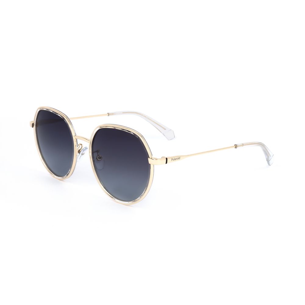Polaroid Gold Stainless Steel Sunglasses for Luxury Style