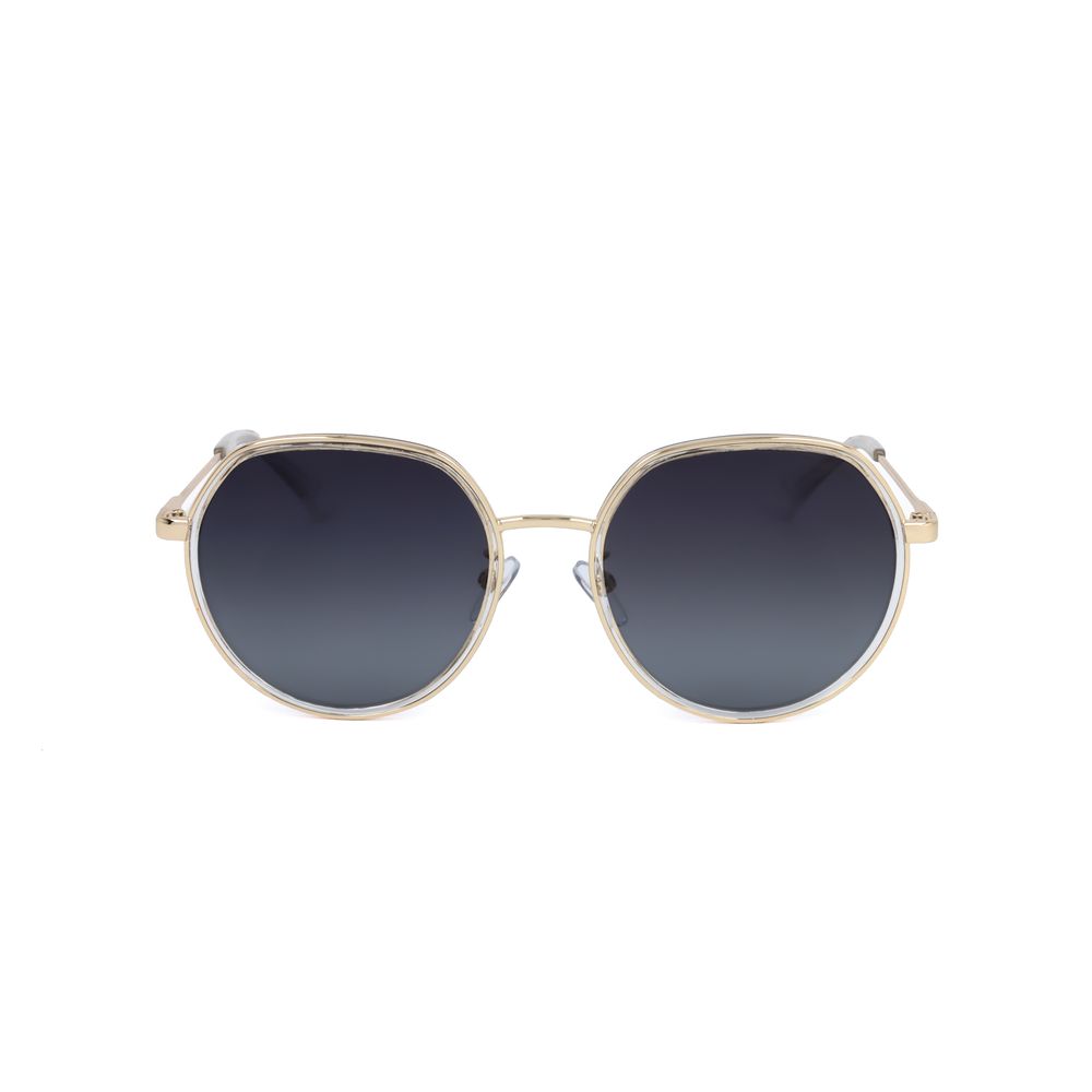 Polaroid Gold Stainless Steel Sunglasses for Luxury Style