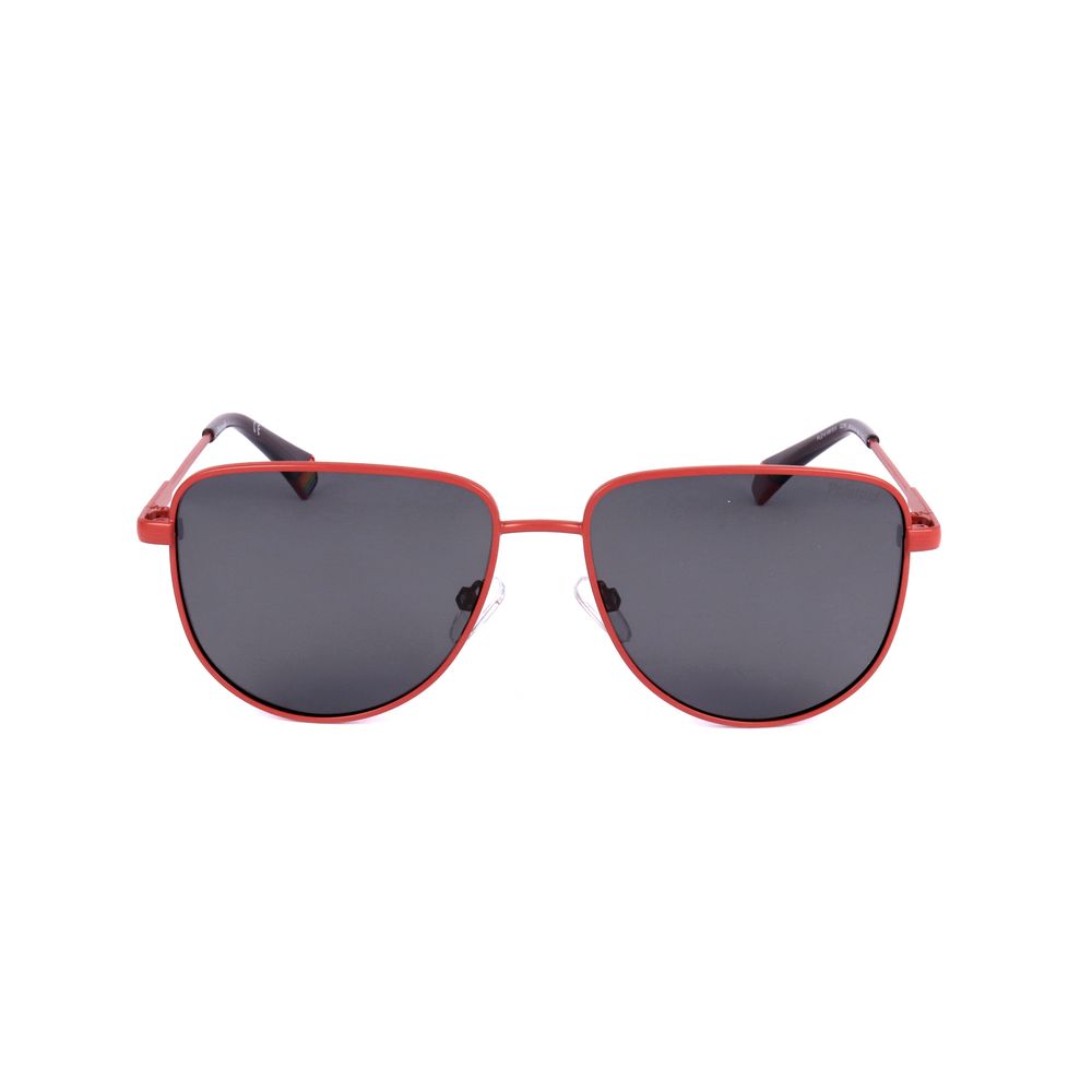 Polaroid Orange Stainless Steel Sunglasses for Effortless Elegance