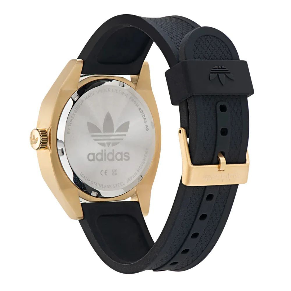 Adidas Black Silicone Watch - Timeless Elegance Redefined