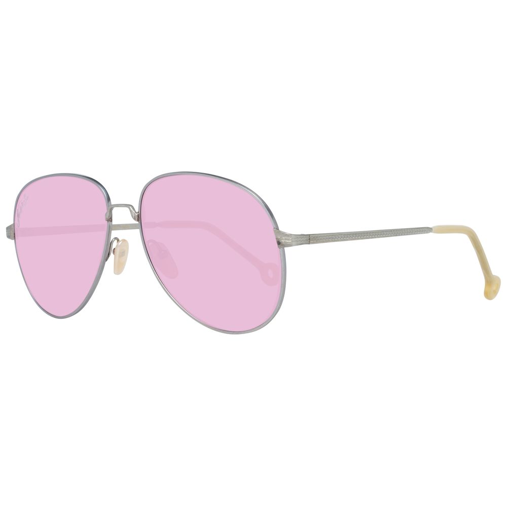 Hally & Son Gold Metal Sunglasses with Timeless Elegance and Style