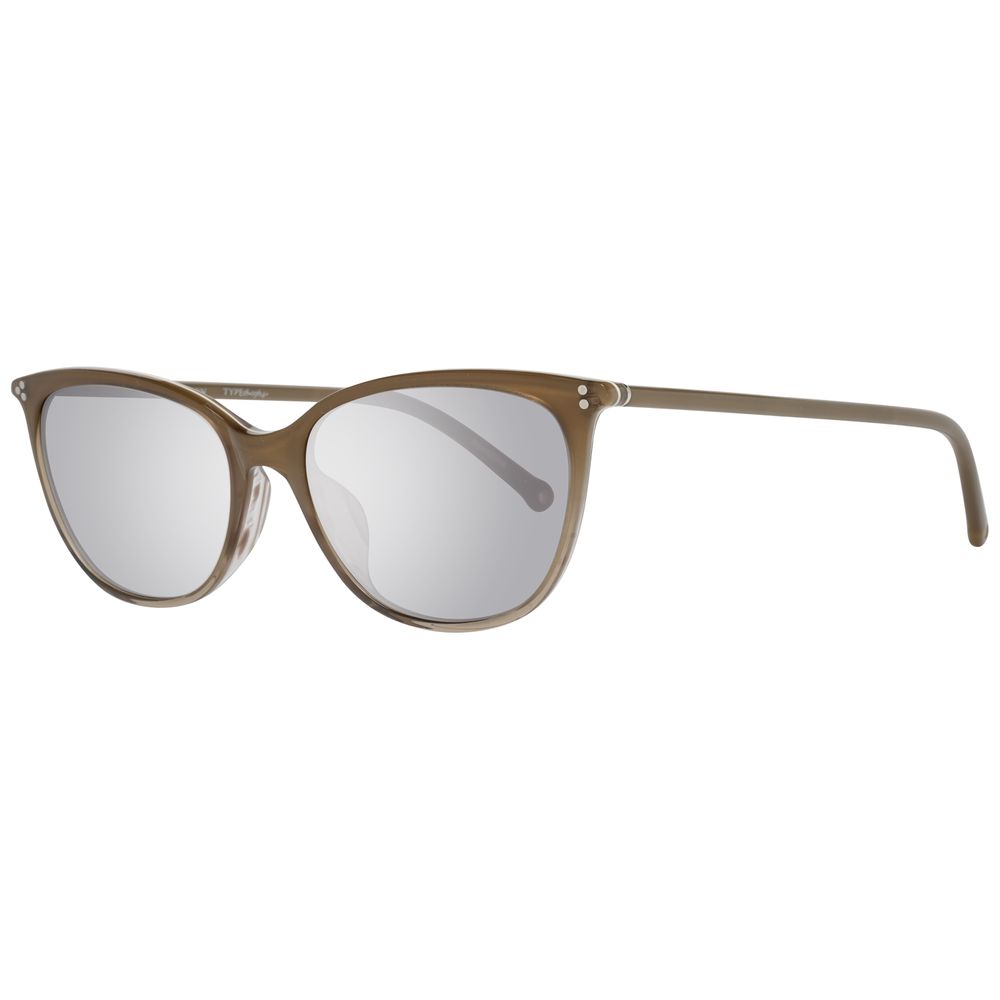 Hally&Son Brown Acetate Sunglasses for Elevated Style