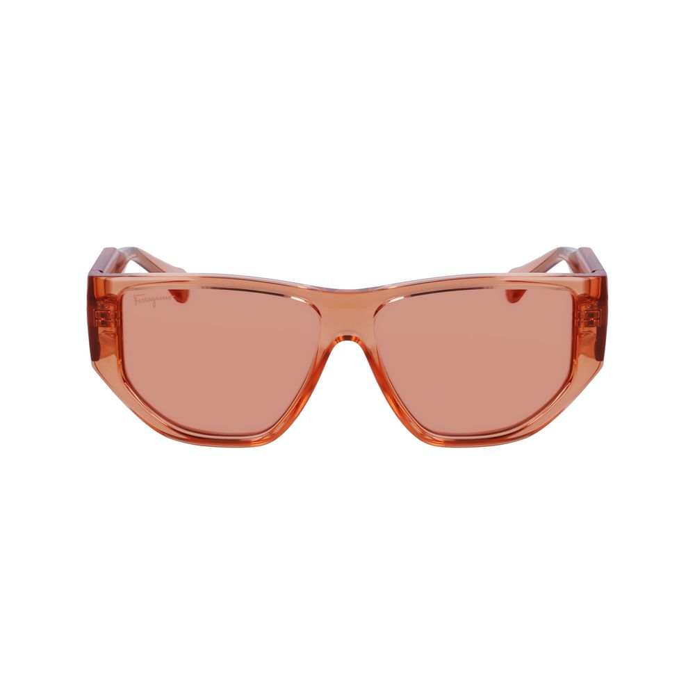 Ferragamo Orange Injected Sunglasses for Elevated Style