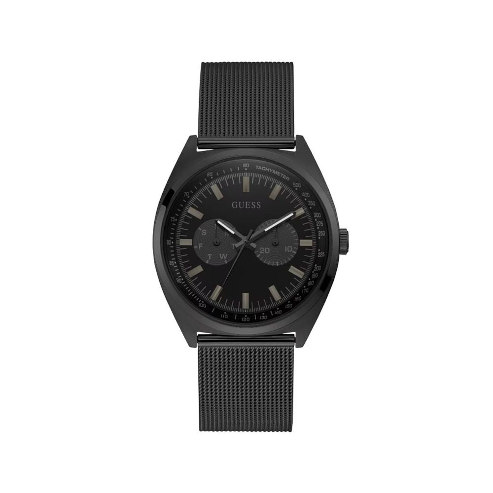 Guess Black Stainless Steel Stainless Steel Watch for Elegance