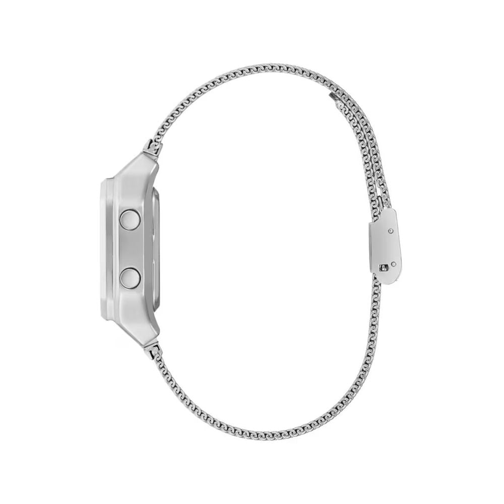Guess Gray Stainless Steel Watch with Elegant Design