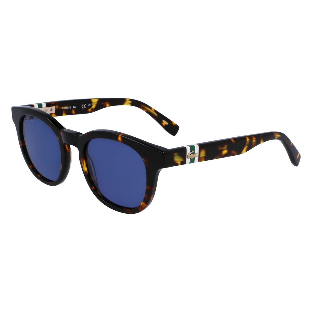 Lacoste Brown Acetate Sunglasses for Timeless Elegance