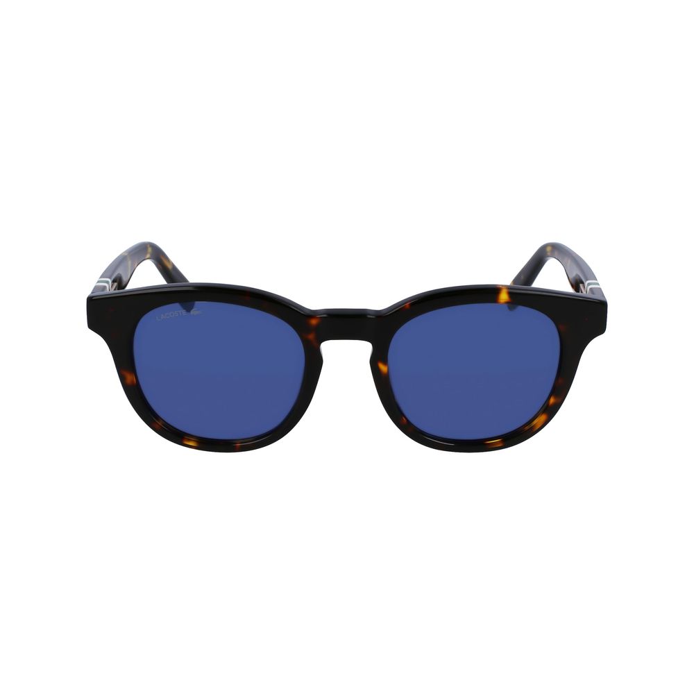 Lacoste Brown Acetate Sunglasses for Timeless Elegance