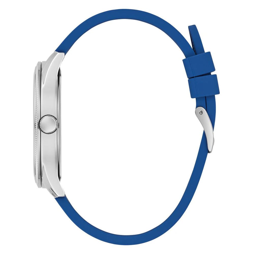 Guess Blue Silicone Watch - Elegant Timepiece for Sophisticated Style