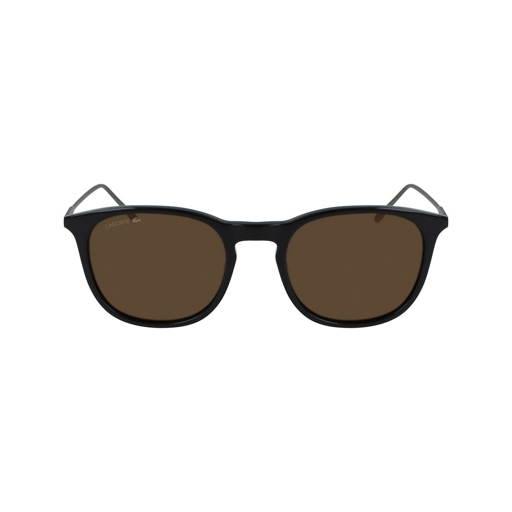 Lacoste Gray Acetate Sunglasses for Timeless Elegance