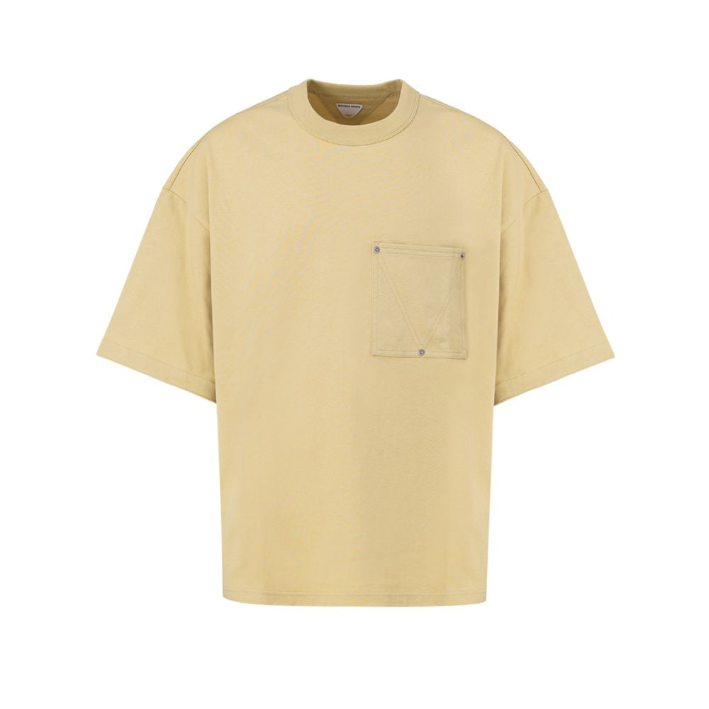 Bottega Veneta Beige Cotton T-Shirt for Effortless Elegance