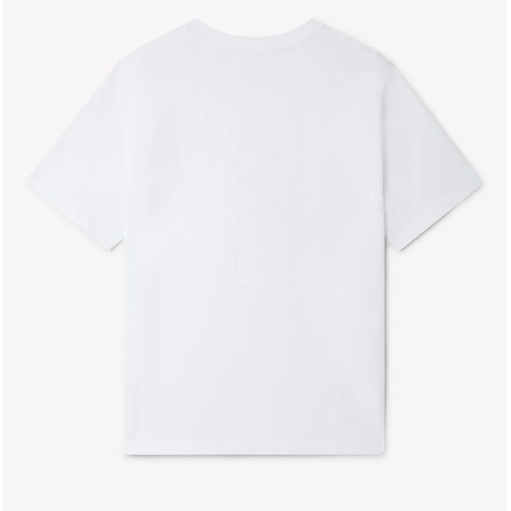 Casablanca White Cotton T-Shirt for Effortless Elegance