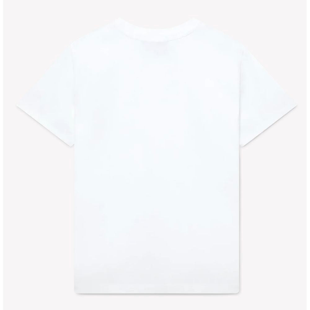 Casablanca White Cotton T-Shirt for Effortless Elegance