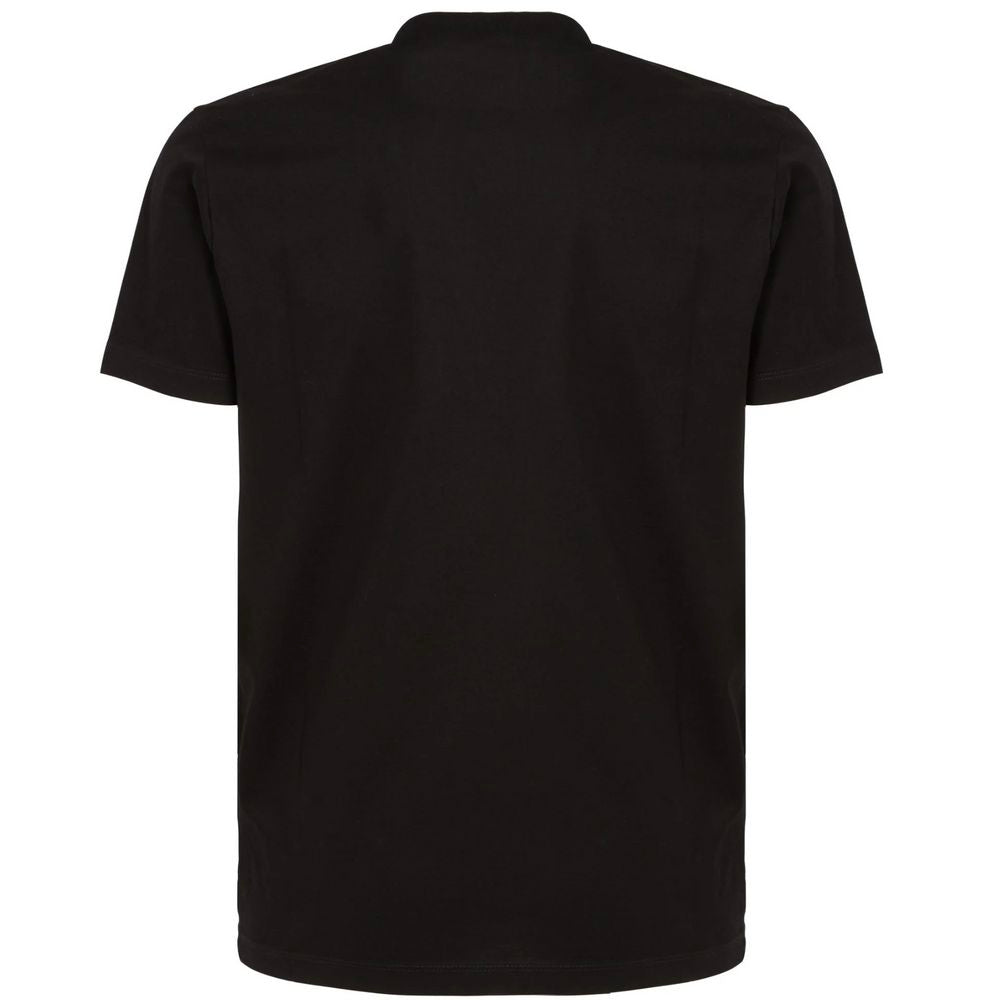 Dsquared² Black Cotton T-Shirt for Elevated Casual Style