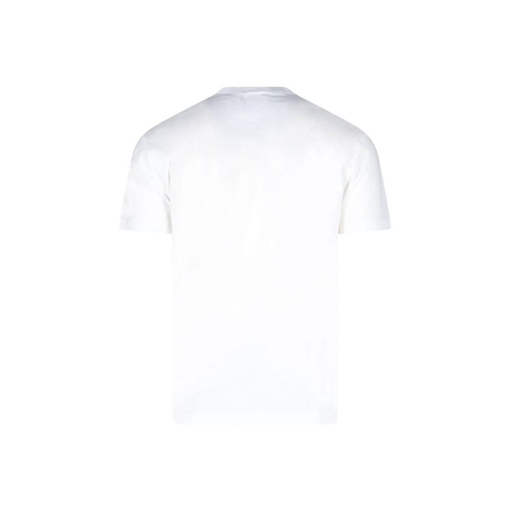 Dsquared² White Cotton T-Shirt for Effortless Elegance