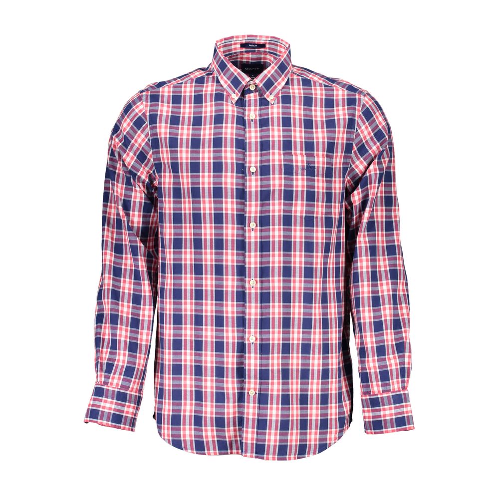 Gant Blue Cotton Shirt for Timeless Sophistication