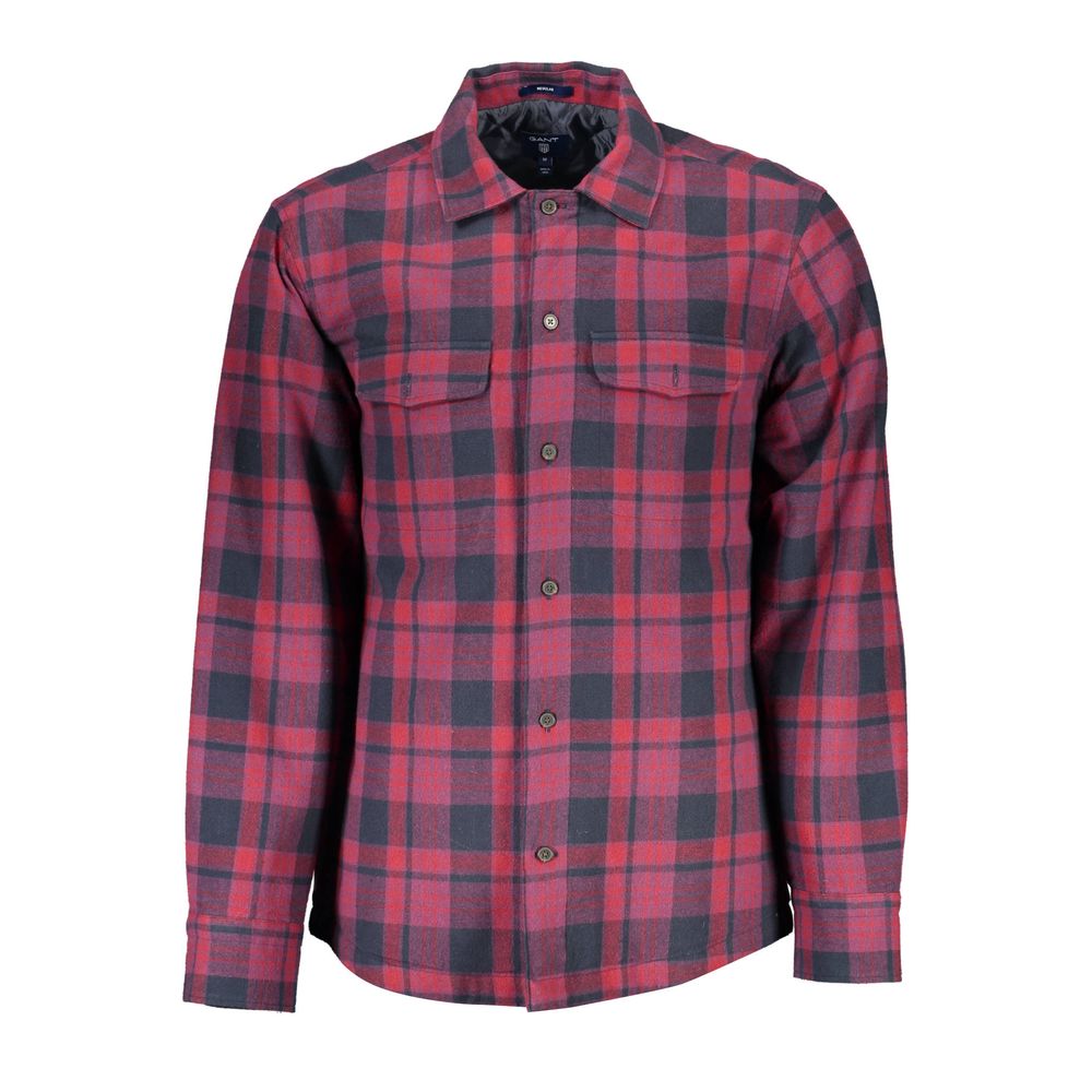 Gant Purple Cotton Shirt for Elevated Sophistication