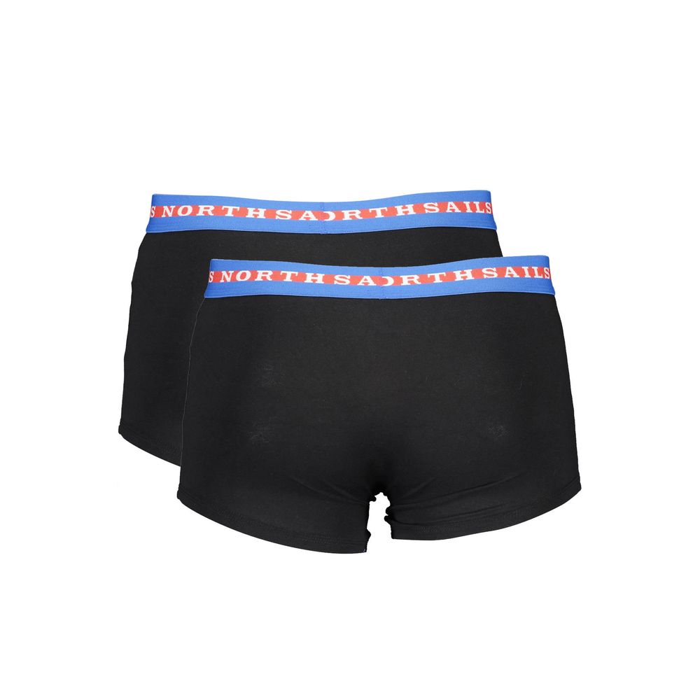 North Sails Black Cotton Underwear for Elevated Comfort