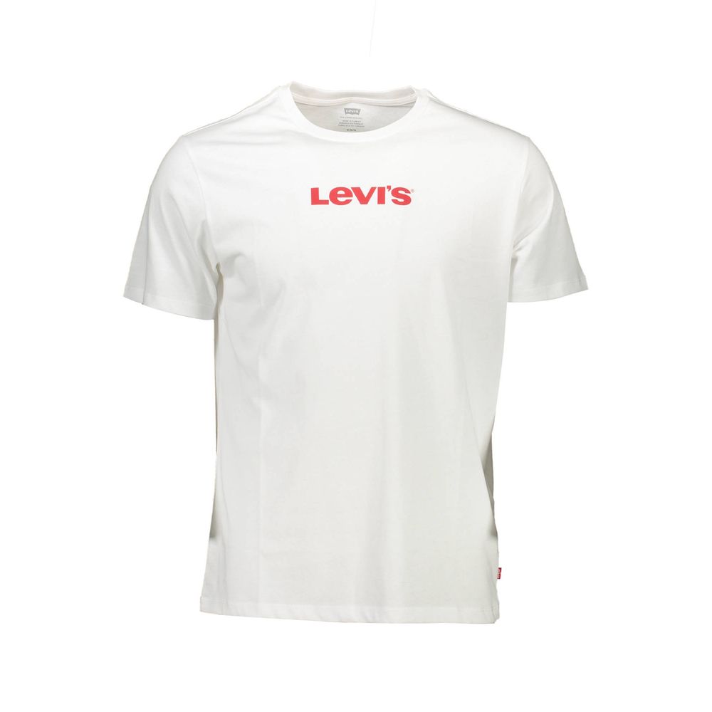 Levi's White Cotton T-Shirt for Effortless Sophistication