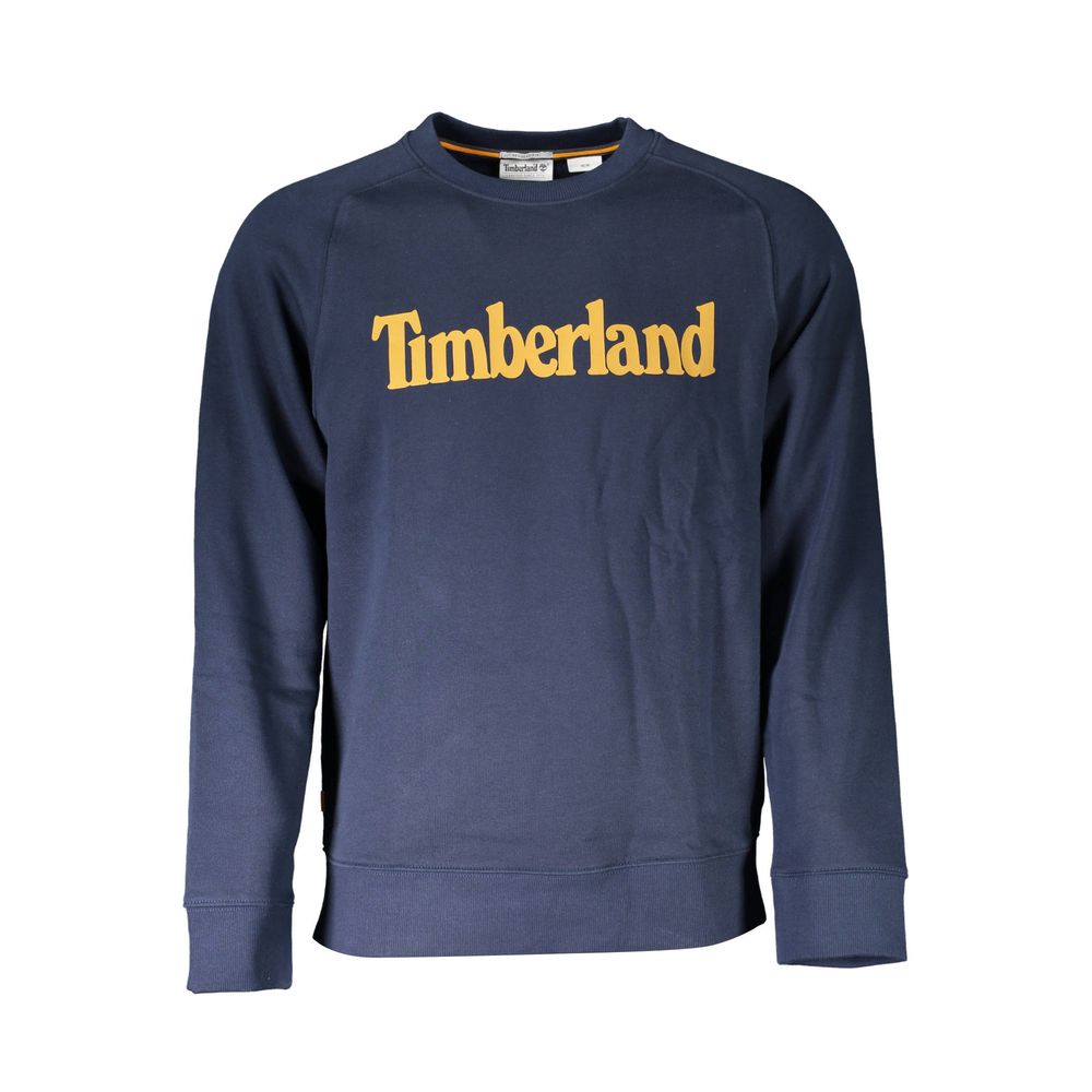 Timberland Blue Cotton Sweater for Effortless Elegance