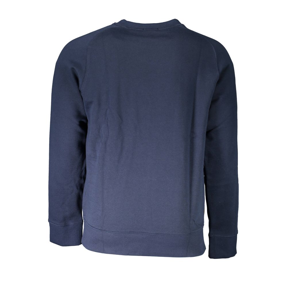 Timberland Blue Cotton Sweater for Effortless Elegance