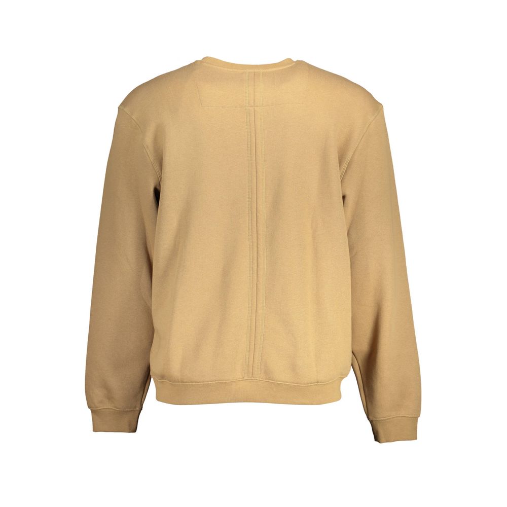 Guess Jeans Beige Cotton Sweater for Elevated Style