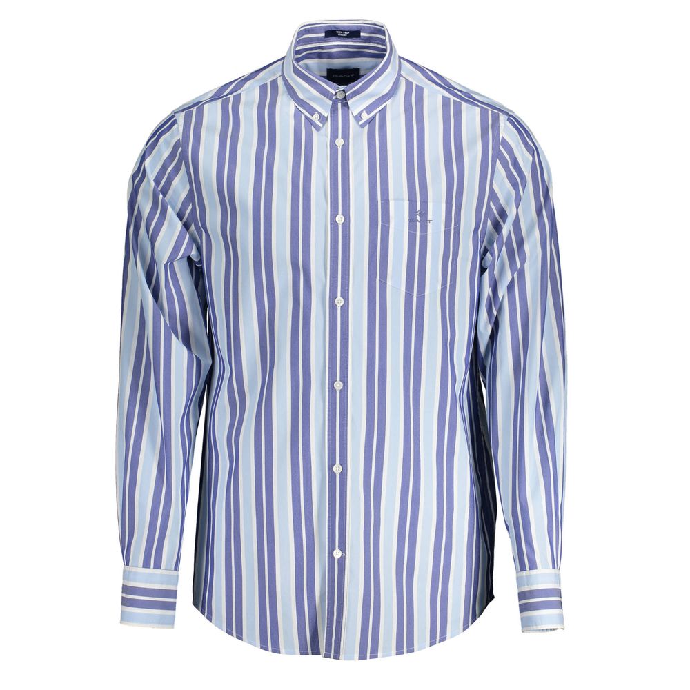 Gant Light Blue Cotton Shirt for Effortless Elegance