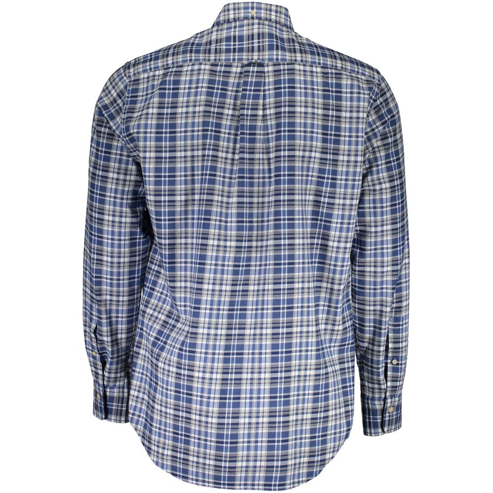 Gant Blue Cotton Shirt for Effortless Sophistication