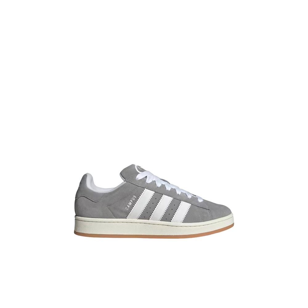 Adidas Gray Rubber Sneaker - Sophisticated Footwear Essential