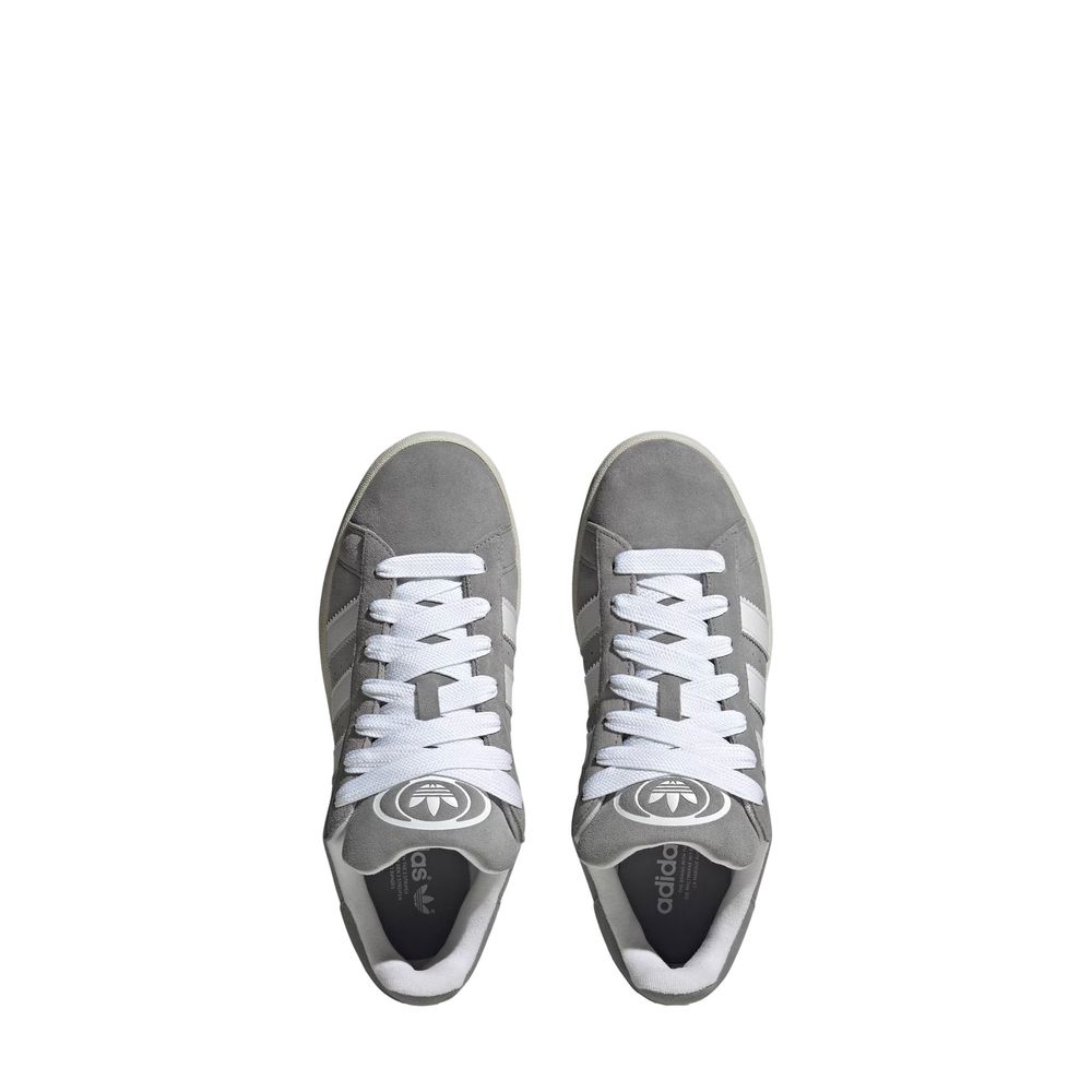 Adidas Gray Rubber Sneaker - Sophisticated Footwear Essential